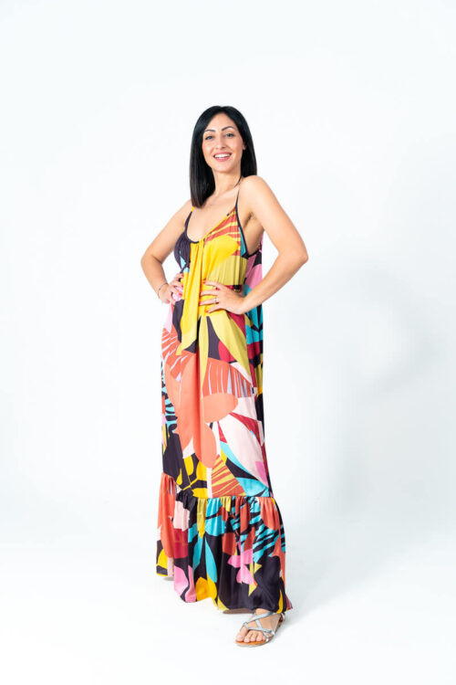 Markup Vestito Raso Bretelline StFiore MW261218