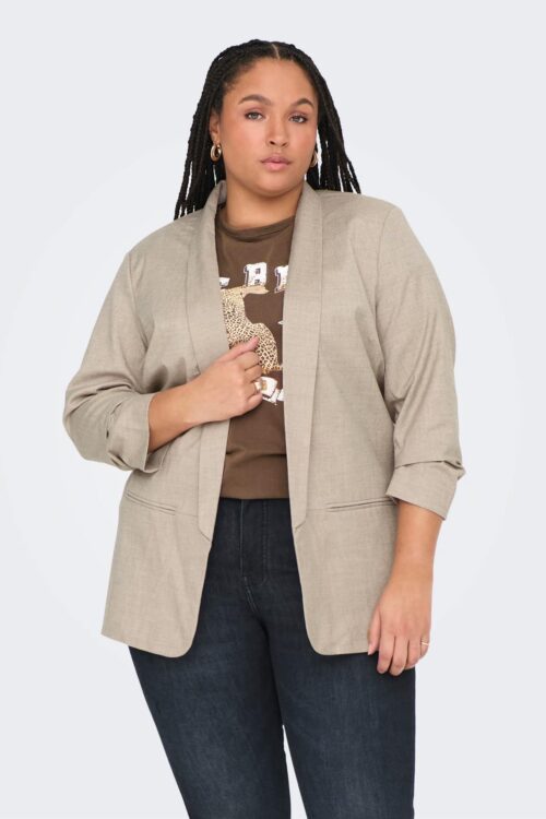 Only Carmakoma Blazer Manica 3/4 Carelly 15300514 - Beige