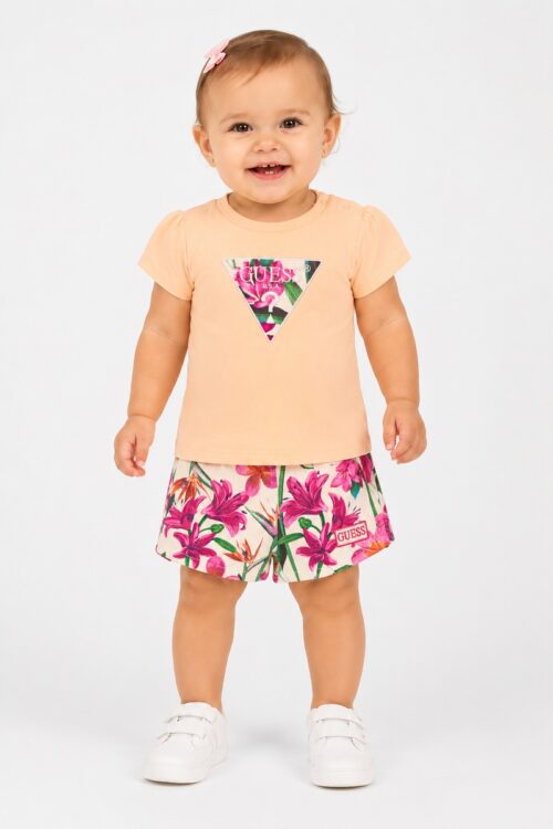 Guess Completo Corto Neonata A5GG08 K6YW4 - Pesco