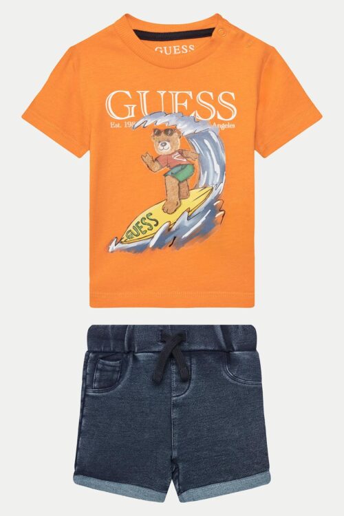 Guess Completino Corto Neonato I5GG15 K8HM4 - Arancio