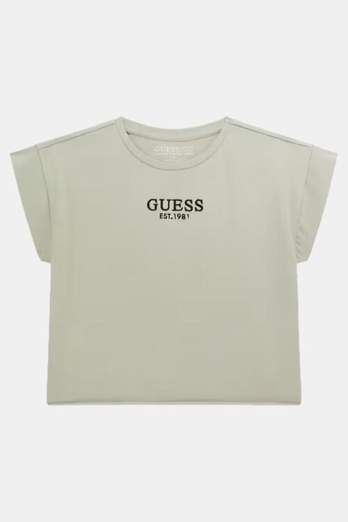 Guess T-Shirt M/C Ragazza Ricamata J4BI34 J1314 - Militare