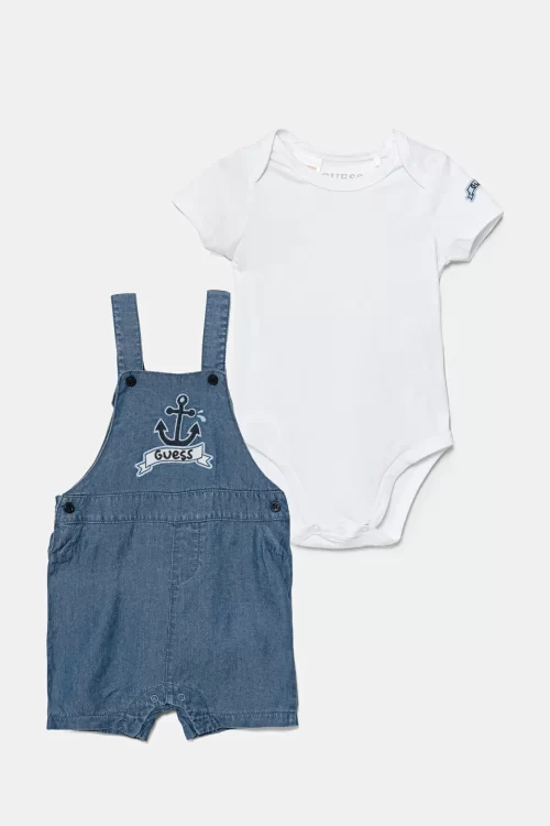 Guess Completo Neonato P5GG09 K6YW4 - Bianco/Jeans