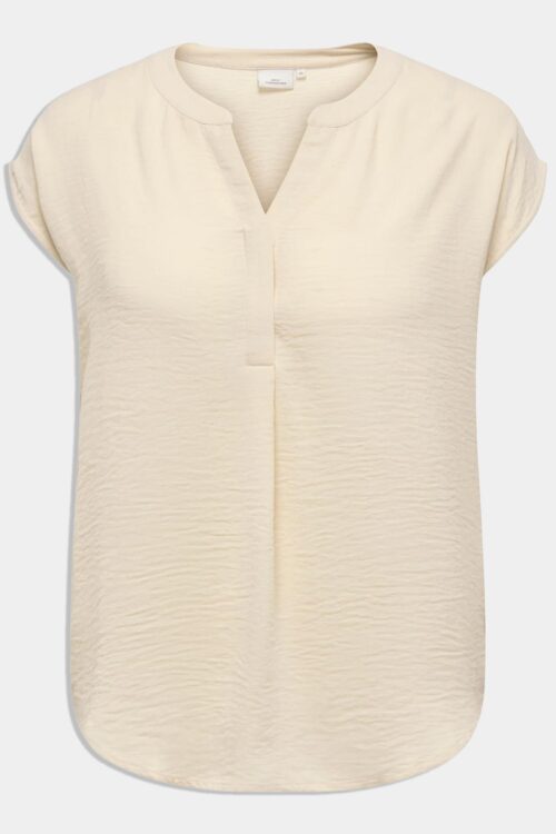 Only Carmakoma Blusa S/M Carshilla 15349332 - Beige