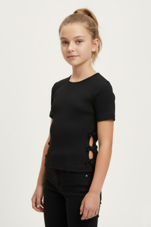 Only T-Shirt Ragazza M/C Kognessa 15349539 - Nero