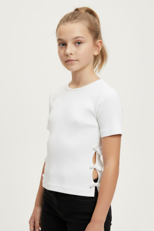 Only T-Shirt Ragazza M/C Kognessa 15349539 - Bianco