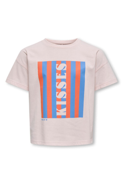 Only T-Shirt Over Ragazza M/C Kogabelone 15350802 - Cipria