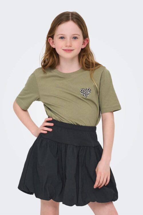 Only T-Shirt Ragazza M/C Kogrex 15349570 - Militare