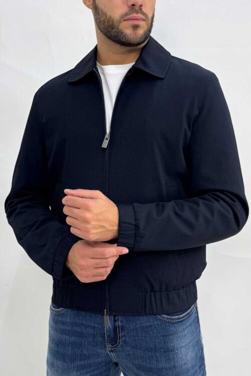 Markup Bomber in Flanella e Poliviscosa MK9960192 - Blu