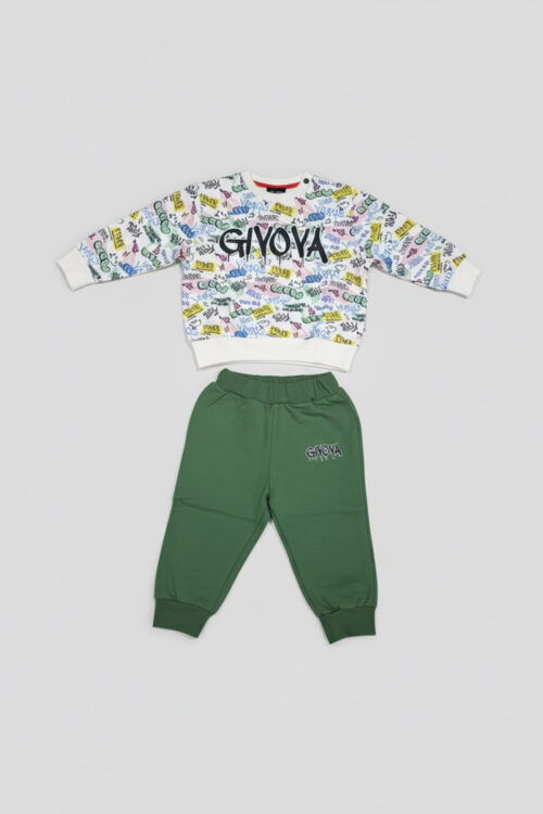 Givova Tuta Felpa Neonata CFN504G -Verde