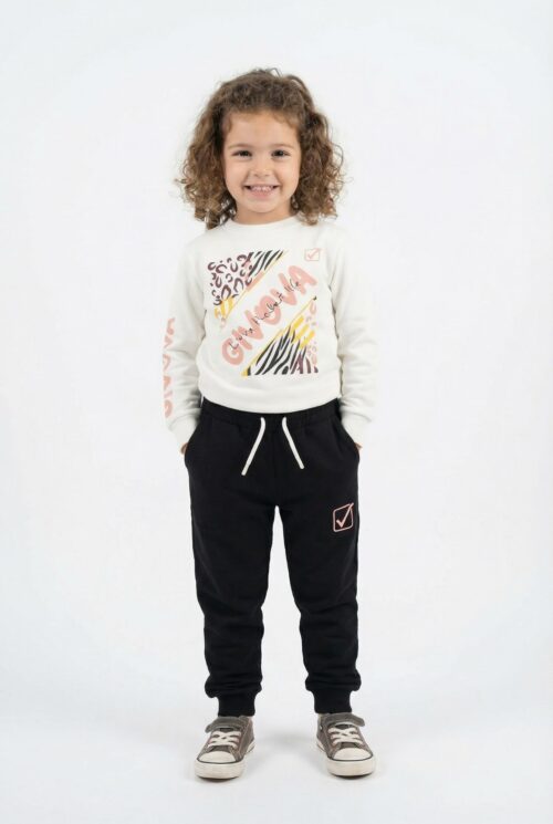 Givova Completo Felpa Bimba G/Collo CF502GB - Panna