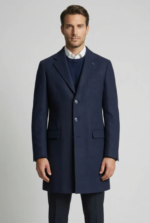 Designers Cappotto Uomo DC104E - Blu