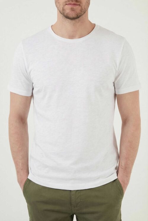 Markup T-Shirt M/C Extra Fine G/Collo MK11009 - Bianco