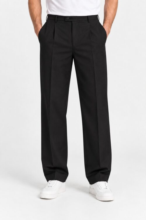Markup Pantalone Wide Leg Punto Milano MK2950111 - Nero