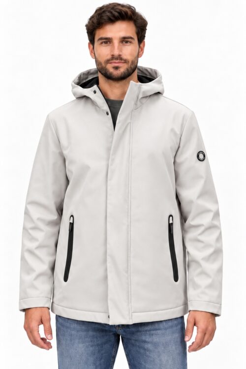 Markup Parka Softshell con Cappuccio MK9940016 - Perla