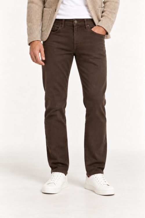 Moro Pantalone 5 Tasche in Twill Basic MI2703 - Moro