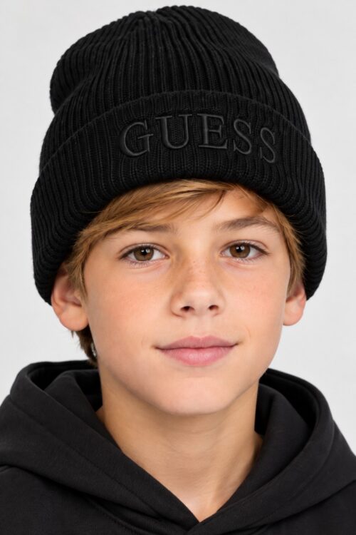 Guess Cappello Ragazzo Lana L6BZ01 Z1534 - Nero