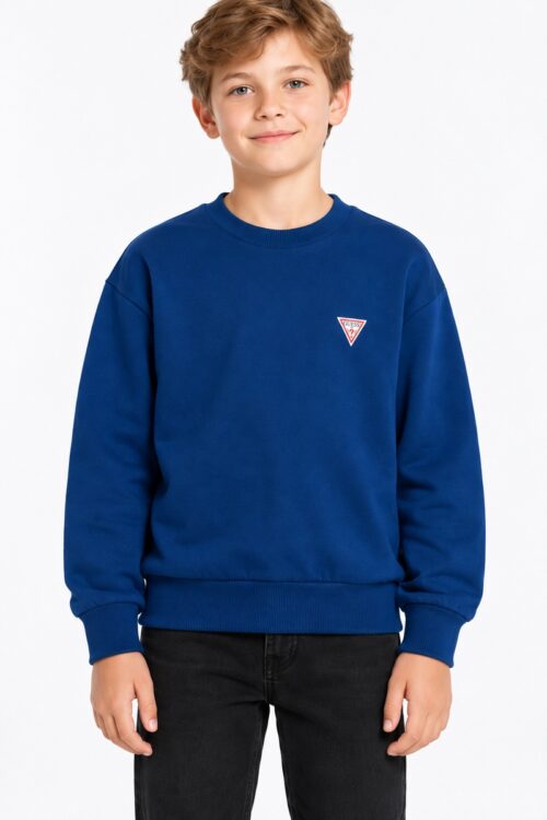 Guess Felpa Ragazzo Garzata L6BQ19 K8105 - Royal