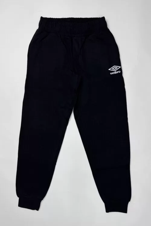 Umbro Pantalone Tuta Ragazzo Garzato 8235PF00047 - Nero