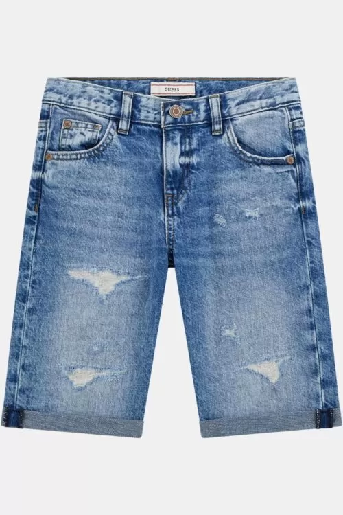 Guess Bermuda Jeans Ragazzo L5GD00 D41E0 - Jeans Chiaro